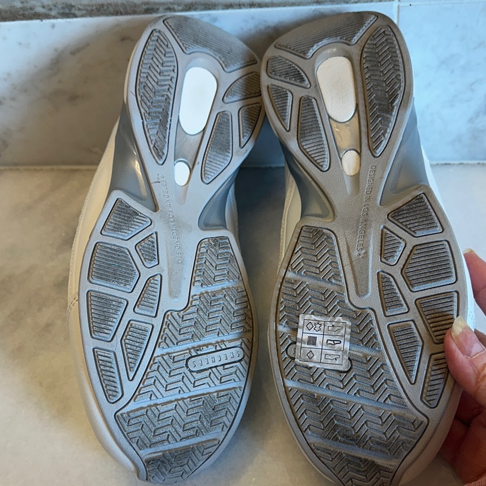Skechers White Women's Athletic Shoes - Picture 5 of 5